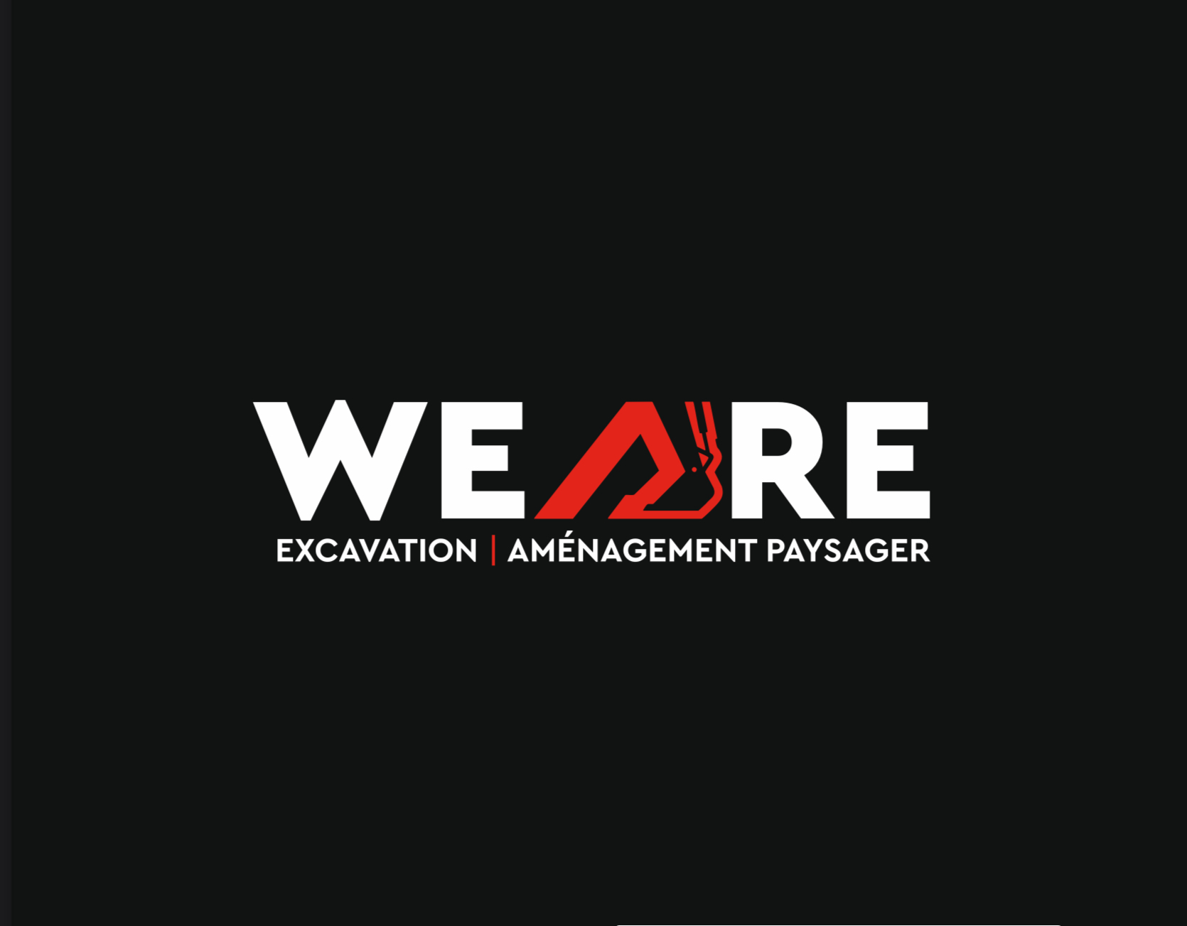 WeAre — Excavation et aménagement paysager